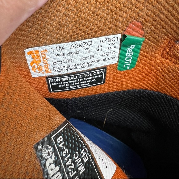 Timberland Pro Brown Work Boot Men’s Sz 11 - Picture 12 of 16